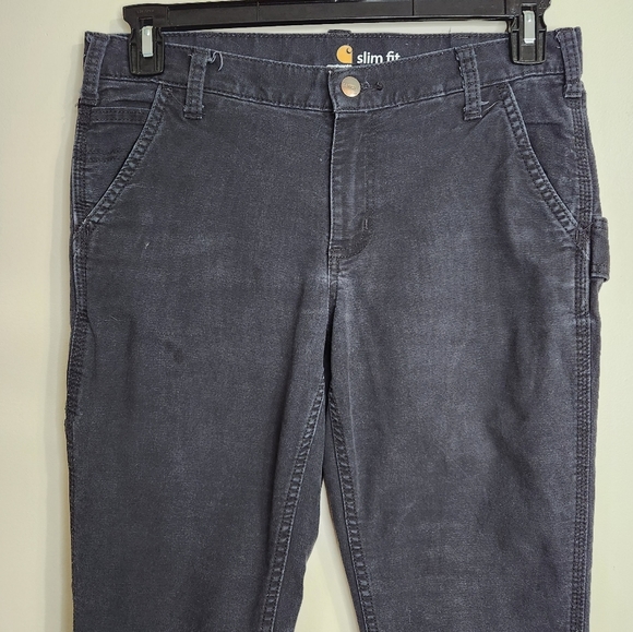 Carhartt Women's Blach Slim Fit Construction Work Pants Size 8 Regular - Picture 5 of 16